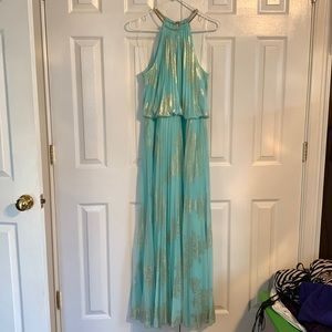 MSK Brand- Halter Goddess Dress